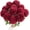 Burgundy, variant on 12pcs Dark Red Faux Silk Mums Artificial Flowers Bulk Fake Chrysanthemums with Stems for DIY Wedding Table Centerpieces Floral Arrangements Vase Fillers Home Decorations