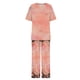 thumbnail image 5 of ICHUANYI Clearance Women's Summer Suit Fashion Short Printing Color Trousers Casual Two-Piece Suit(Orange, M) ICHUANYI WER2023081003674, 5 of 5