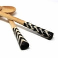 thumbnail image 4 of Olive Serving Set with Batik Bone Handles 10 inch, 4 of 4