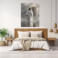 thumbnail image 4 of Mudket Jesus Canvas Wall Art, Lion of Judah Jesus Christ Canvas Print, Religious Christian Faith King Wall Decor for Home Church, Framed Ready to Hang - 12"L x 8"W, 4 of 10