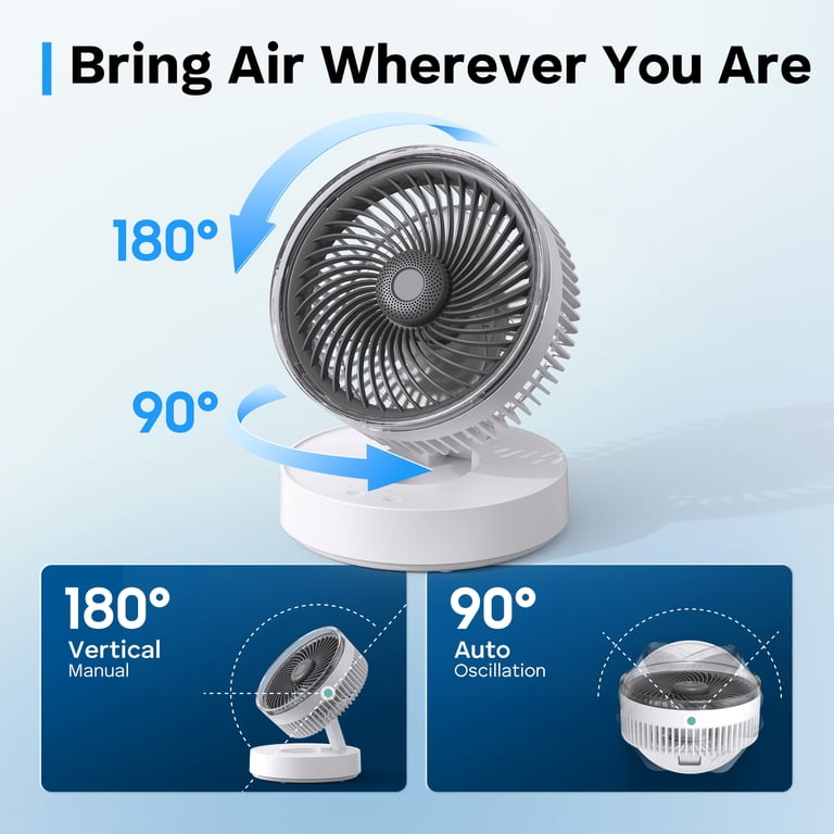 ALROCKET 3-in-1 Desk Fan with Oil Diffuser, 4 Speeds photo 4