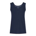 thumbnail image 5 of aidice Cotton Tank Top for Women Fitted Sleeveless Breathable Tanks Solid Color Summer Casual Top, 5 of 7