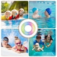 thumbnail image 4 of CIMAXIC Anneau de Natation 1 Pce Anneau Flottant Gonflable PVC Paillettes pour Piscine, 33.46"X33.46"X0.04 Pouces, 4 of 5