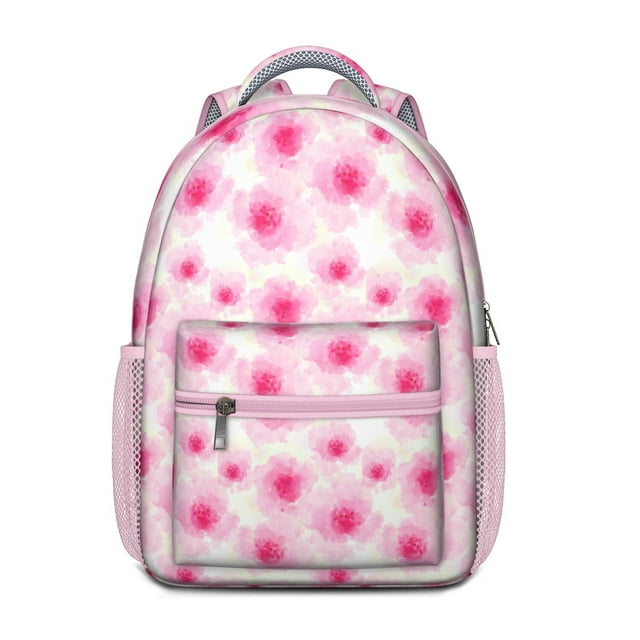 Bright Colorful Floral School Backpack - Ergonomic Waterproof Bookbag for Commuters
