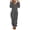 Gray, variant on Eygvbb Christmas Pajamas Women Fuzzy Fleece Hooded Onesie Long Sleeve Zip‑Up Jumpsuit Christmas Tree Print Plush Loungewear Warm Cozy Sleepwear