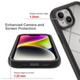 thumbnail image 2 of Dteck for iPhone 16 Plus Case Magnetic Compatible with MagSafe, iPhone 16 Plus Case with Built-in Screen Protector, Durable Rubber Bumper Clear Back Shockproof Protective Case,Black, 2 of 4