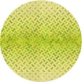 thumbnail image 1 of Ahgly Company Tapis Rond Lavable en Machine Intérieur Transitionnel Vert, 6 Pieds Rond, 1 of 7