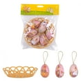 thumbnail image 4 of Easter Eggs Hangings Woven Baskets Easter Eggs Easter Decorations Scene Layout, 4 of 12