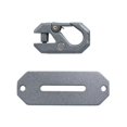 thumbnail image 3 of RC 1/10 1/8 Climbing Car Winch Metal Wire Guide Winch Railing for TRX4 KM4 SCX10,Black, 3 of 5