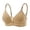 Khaki, variant on Gytharion Women's Thin Letter Shoulder Strap Bras Seamless Wireless Underwear Bras Small Chest Push-up Everyday Bra,36B-40B