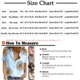 thumbnail image 3 of Cute Party Summer Tops for Women Plus Size Button-Up Comfy Womens Blouses Trendy Tunics V Neck Daisy Print Loose Shirts for Women Dressy Short Sleeve Casual Tshirt, 3 of 5