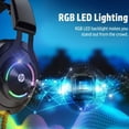 thumbnail image 4 of HP USB Computer Gaming Headset with Microphone 7.1 Surround Sound Virtual, Noise Cancelling Mic, Comfort Fit LED RGB Backlit Wired Headphones for Laptops/PC, 4 of 5