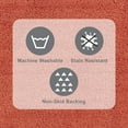 thumbnail image 4 of Mainstays Performance Recycled Polyester Bath Rug, Terracotta Dream, 20" x 34", 4 of 11