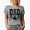 Heather Grey, variant on Dad Word with a Ball on a Tee & a Swinging Golf Player, Golfing or Golfer Themed Merch Gift, Tan T-Shirt, M