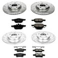 thumbnail image 3 of PowerStop Front and Rear Z23 Evolution Sport Carbon-Fiber Ceramic Brake Pad and Drilled & Slotted Rotor Kit Fits: MAZDA Select Models K4494, 3 of 10