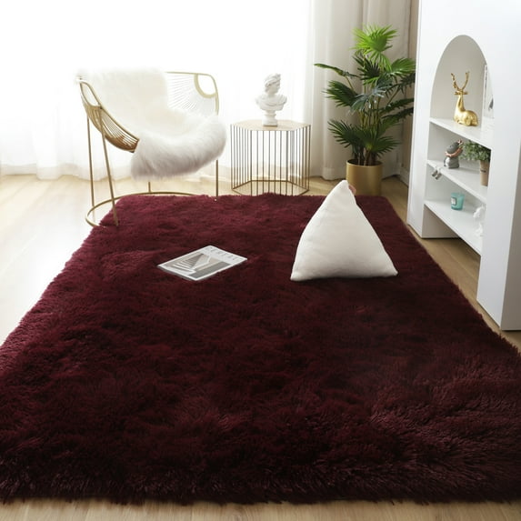 LELINTA 10 Size & 20 Color Ultra Soft Indoor Modern Area Rugs Fluffy Living Room Carpets Suitable for Children Bedroom Home Decorate Nursery Rugs White