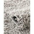 thumbnail image 7 of Unique Loom Solid Shag Collection Area Rug (6' 1" x 9' Rectangle Cloud Gray), 7 of 7