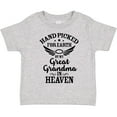 thumbnail image 3 of Inktastic Handpicked for Earth by My Great Grandma in Heaven Boys or Girls Toddler T-Shirt, 3 of 5