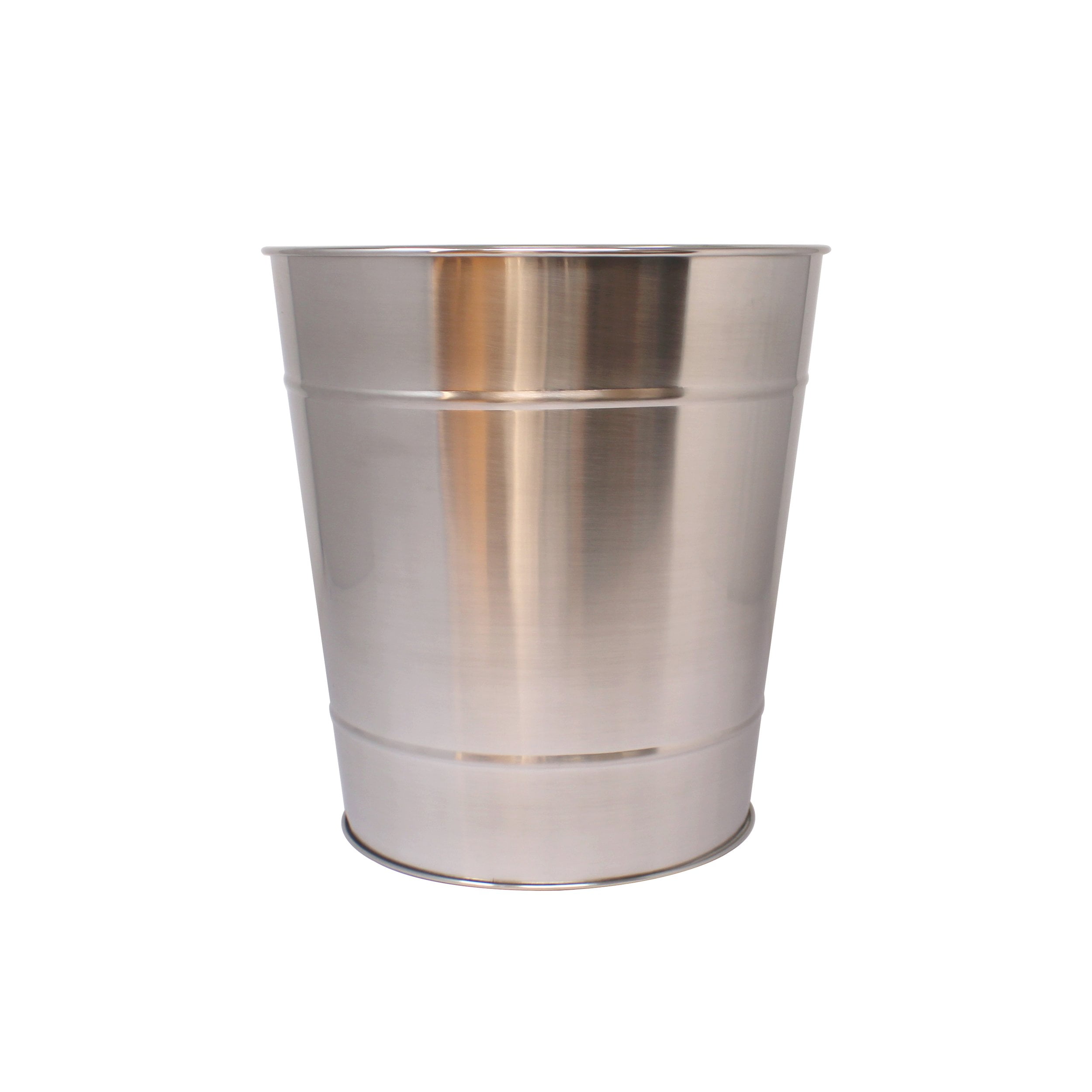Better Homes & Gardens Metal Trash Can, Stainless Steel Finish