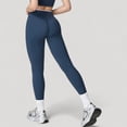 thumbnail image 4 of Women's High Waist Seamless Leggings with Tummy Control and Sculpting Fit for Active or Casual Everyday Wear - Small, Navy, 4 of 7