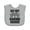 AC-Heather Grey, variant on Inktastic My 1st Racing Season Checkered Flags Boys Baby Bib
