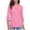 Pink, variant on Pink S WIZUTIZ Going Out Tops for Women Sales Plus Size Tunics Casual Tee Short Sleeve Loose Fit Round Neck Tshirts Athletic Solid Oversize Tops Cotton Linen Linen Blouse Elegant Ladies Tsh