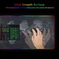 thumbnail image 3 of RGB Gaming Mouse Pad - Large Led Keyboard Pad  Mouse Mat with HD Map  Smoothly Waterproof Surface  Non-Slip Rubber Base  31.5”” X 11.8”” & 14 Light Modes, 3 of 7