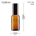 thumbnail image 2 of Botellas de aerosol YIZHAO de vidrio ámbar de 30 ml con aerosol de niebla fina, 6 unidades, 2 of 9