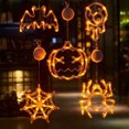 thumbnail image 4 of Linterna de ventana LED con pilas de lámpara de ventosa de Halloween para puertas de paredes de ventana FLhrweasw Nuevo, 4 of 9