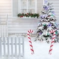 thumbnail image 4 of Fiudx Bastón Navideño Inflable, Diseño Clásico de Bastón de Caramelo Rojo y Blanco, Material de Pvc Duradero, Divertido Juguete Interactivo, Decoración para Fiestas Navideñas, Ideal para Celebracione, 4 of 5