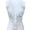 White, variant on Handmade Rhinestone Applique: 3D Lace Applique Beaded Embroidered Trim - Bodice Applique, Rhinestone Fabric Patches for Sewing Clothes Wedding Bridal Dress Decorative (White)