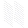 thumbnail image 4 of 20Pcs Spiral Binding Coils 30 Sheet ABS Plastic Spiral Binding Spines for Stationery Work White, 4 of 5