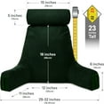 thumbnail image 2 of Husband Pillow Medium Aspen Edition Ramona Green Detach Neck Roll, 2 of 6