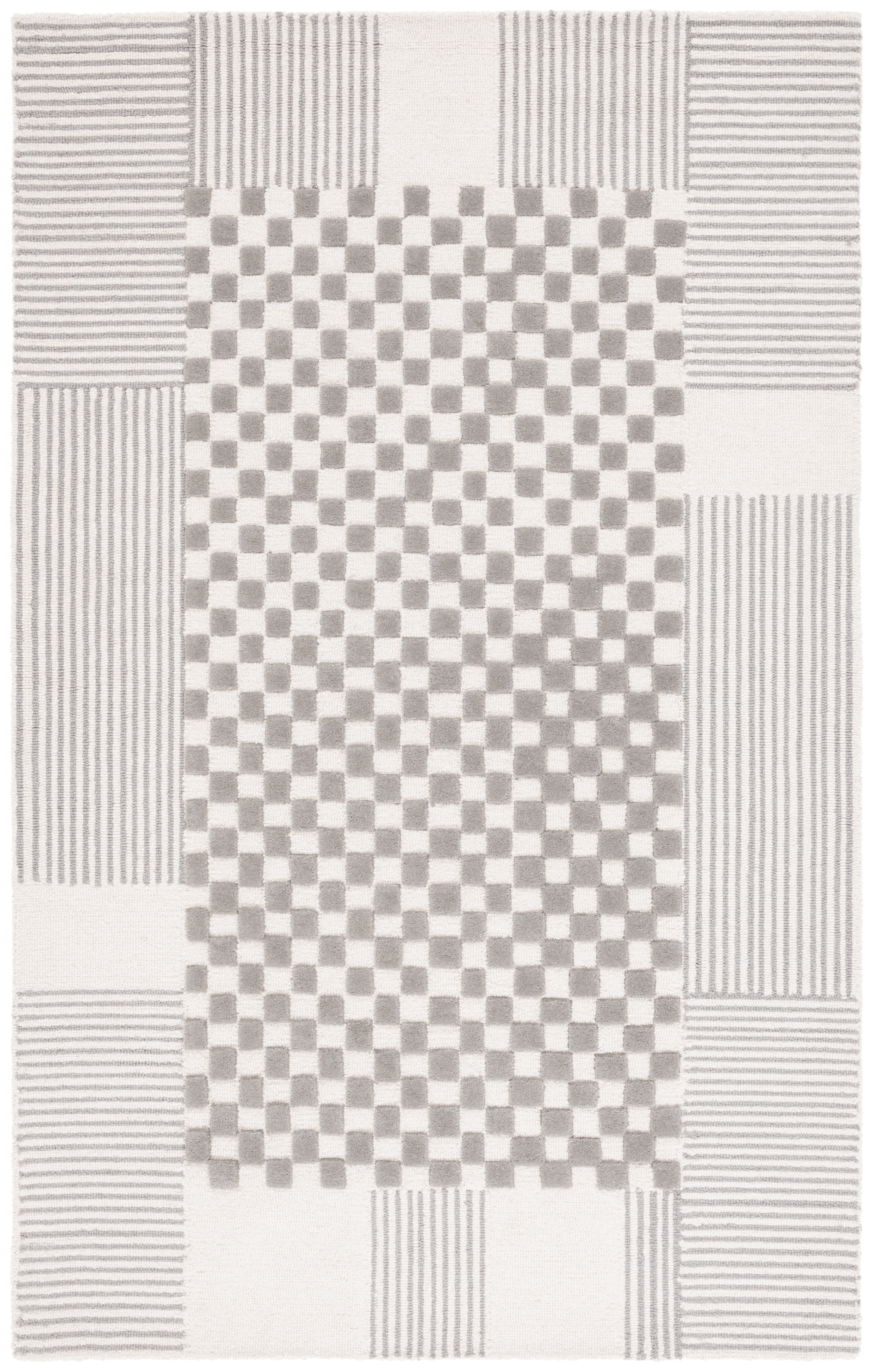 Safavieh Genre Nanette Geometric Area Rug, Gray/Ivory, 8' x 10'
