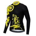 thumbnail image 2 of Ropa de ciclismo de montaña con protección solar 2022, nuevo diseño, camisetas de ciclismo de manga larga, camisetas de bicicleta para hombres, ropa deportiva para andar en bicicleta al aire libre, 2 of 4