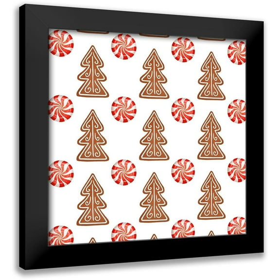 Borges, Victoria 12x12 Black Modern Framed Museum Art Print Titled - Sweet Holidays Collection F