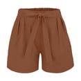 thumbnail image 5 of WILLBEST Pantalones Casuales de Mujer, Cómodos Pantalones Cortos de Verano con Detalle de Lazo para Uso Diario, elegantes para Mujer Extra Grande, 5 of 5