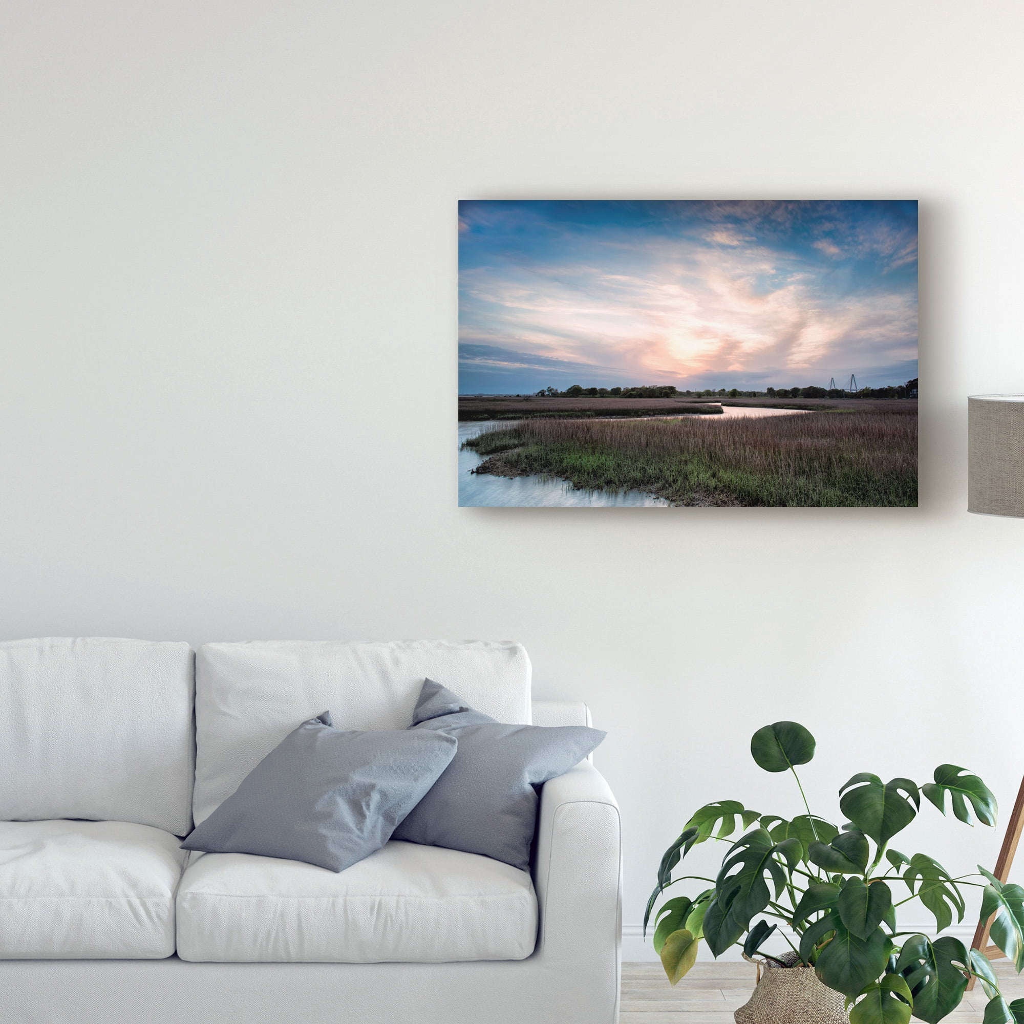 Trademark Fine Art Landscape Canvas Art ' Low Country Sunset Iii ' by Danny Head