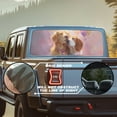 thumbnail image 2 of SEANATIVE See Through Window Decal for Truck Back Window Valentine's Day Print Graphic Sticker Car Film Sun Block UV Protection for Truck Pickup SUV, Cute Dog Pattern Pink, 2 of 7