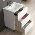 thumbnail image 2 of DAX INTERNATIONAL Costa Single Vanity Cabinet 24 In White w/ Glossy Toscana Basin, 2 of 5