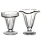 thumbnail image 1 of Base más gruesa, apta para congelador y lavavajillas, elegante diseño de tulipán para postres, ensaladas y frutas, cuencos para helado Art Deco de cristal, paquete de 2, 1 of 6
