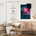 thumbnail image 4 of Elephant Stock The Eagle Nebula Wall Art - Vertical Multi Panel Canvas - Living Room Wall Decor - Astronomy & Space Multi Panel - Pink And Turquoise Decor By Bridgeman Images - 14" x 23", 4 of 4