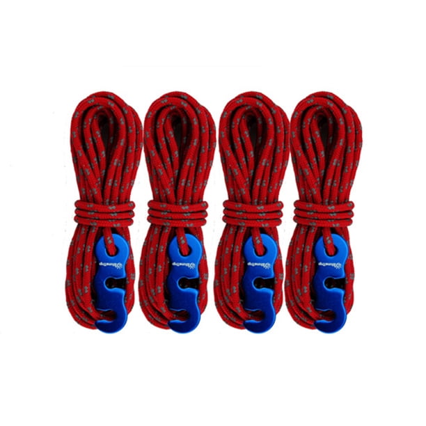 Cuerda reflectante Paracord para tienda cuerda de acollador equipo de supervivencia para acampar al aire libre