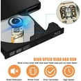thumbnail image 5 of AUBEAMTO Aluminum External Blu Ray CD DVD Drive 3D, USB 3.0 and Type USB C Bluray DVD CD RW Row Burner Player Compatible for MacBook OS Windows 7 8 10 PC iMac, Silver, 5 of 8