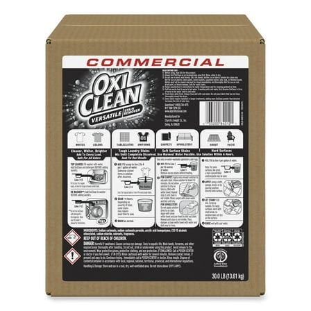 OxiClean 33200-84012 30 lbs. Stain Remover - Regular Scent (1/Carton)