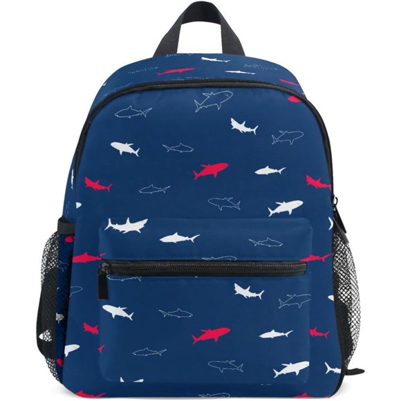 12inch Backpack Shark Preschool Schoolbag lightweight Travel Casual Bookbag Shark Backpacks