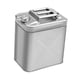 thumbnail image 1 of Bidón de combustible de acero inoxidable de gran capacidad, tanque de agua portátil, jarra de metal resistente para 30 litros, 1 of 9