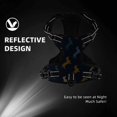 thumbnail image 6 of No Pull Dog Harness For Large Dogs Easy Walk Dog Vest Adjustable Collars Harnesses & Leashes Set Breathable Oxford Outdoor Walking Safety Reflective Strip Dachshund Print, 6 of 9