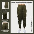 thumbnail image 3 of Womens Loose Fit Fleece Jogger Sweatpants (S-2XL), 3 of 5