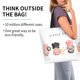 thumbnail image 2 of Disketp Baker Gnome Bolsa Tote Estampada para Mujer, Bolso de Hombro y de Mano para Compras y Viajes, 2 of 8